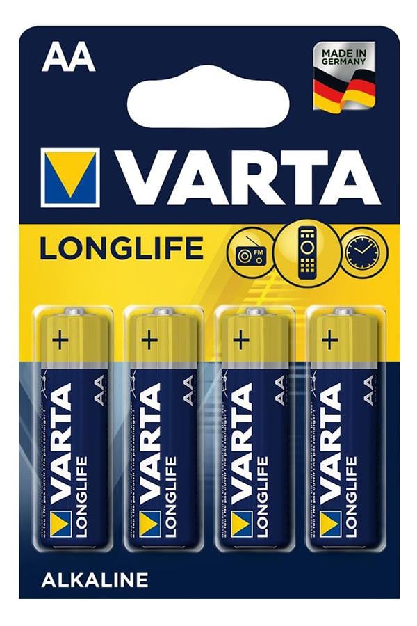 Батарейки Vatra Longlife Alkaline АА BLI 2900 мАч 4 шт. (562589)