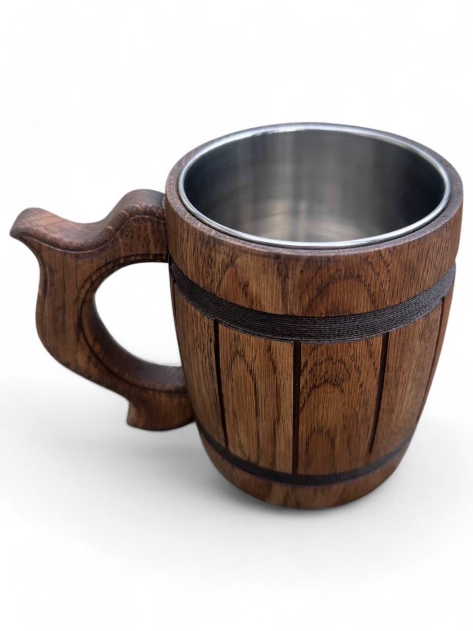 Кружка пивна дубова ручної роботи (1983485984) - фото 7 Кружка пивна дубова ручної роботи (1983485984) - фото 7