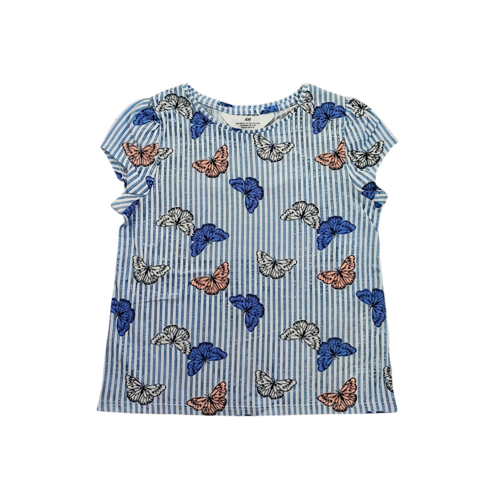 Футболка для дівчинки H&M 134-140 см Різнокольоровий (250122030B)