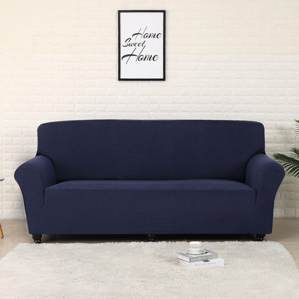 Чехол на трехместный диван Homytex водоотталкивающий Синий (HT-384880)