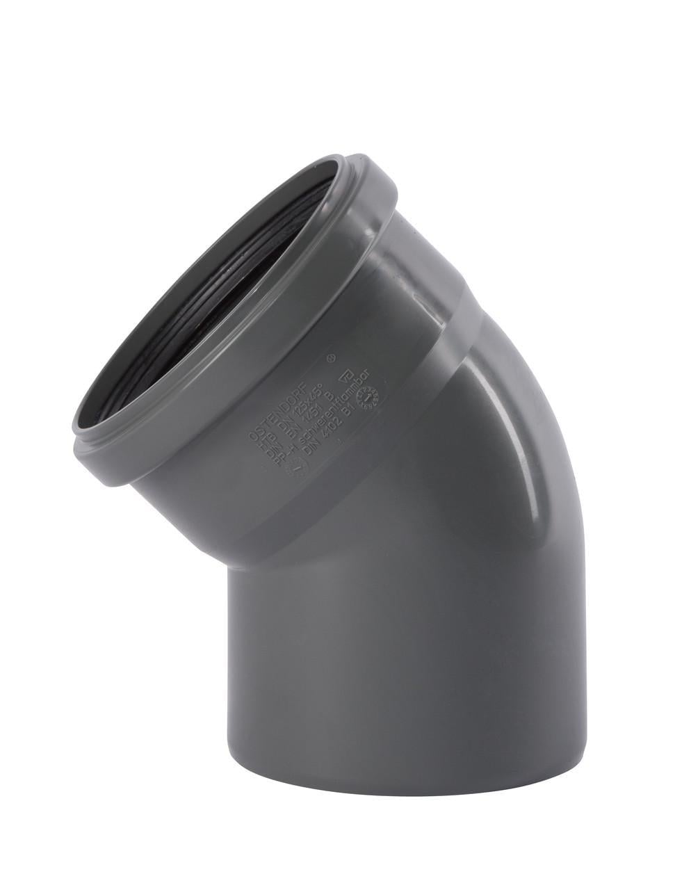 Колено Ostendorf HT Safe 45° 125 мм (176120)