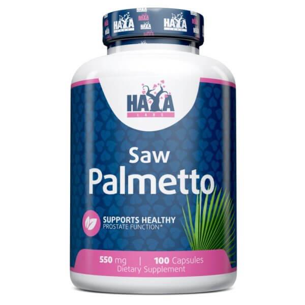 Екстракти ягід сереноа Haya Labs Saw Palmetto 550 mg 100 caps