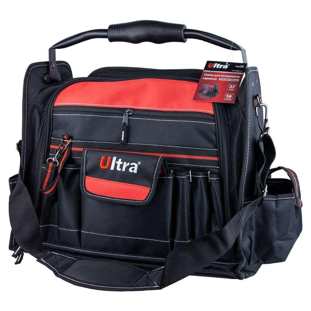 Сумка для инструмента каркасная Ultra 56 карманов 470x260x300 мм 37 л (7411122)
