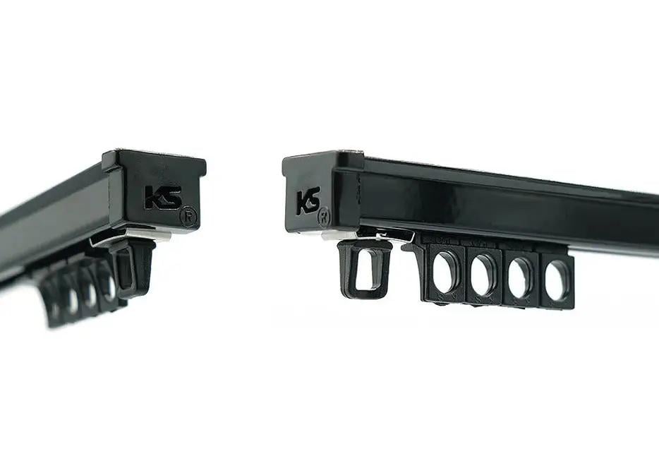 Карниз алюмінієвий однорядний Forest KS 550 см Чорний (2503773163) - фото 2 Карниз алюмінієвий однорядний Forest KS 550 см Чорний (2503773163) - фото 2