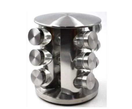 Набір ємностей для спецій Bohmann на круглій підставці 12 шт. (7860) - фото 2 Набір ємностей для спецій Bohmann на круглій підставці 12 шт. (7860) - фото 2