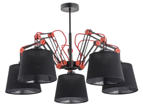 Люстра Alfa Anakin з абажурами Black (22685)