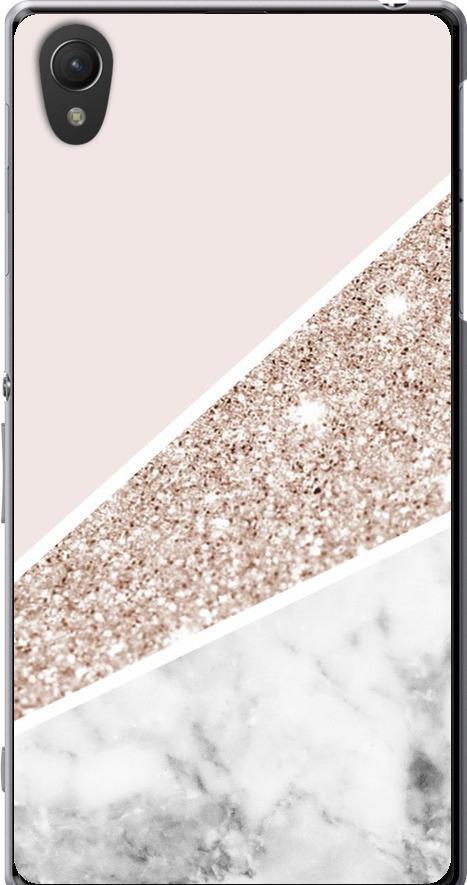 Чехол на Sony Xperia Z2 D6502/D6503 Пастельный мрамор (4342u-43-42517)