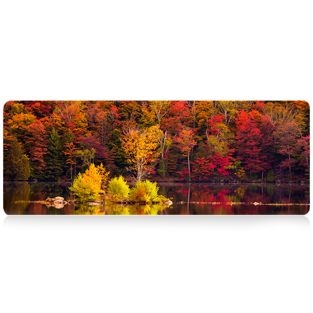 Коврик тканевый Autumn forest с прошивкой 2х300x700 мм (YUT_V7807)