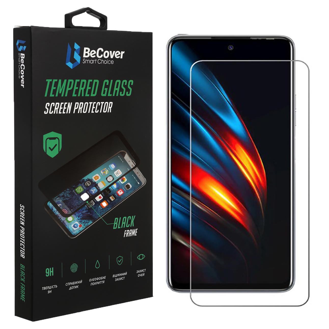 Захисне скло BeCover для Tecno POVA 4 LG7n 3D Crystal Clear Glass (708553)