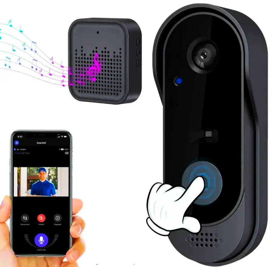 Домофон с удаленным доступом Smart Doorbell M9 (Tuya app) - фото 2