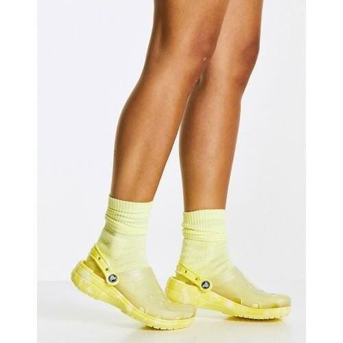 Сабо жіночі Crocs Classic Translucent Bleach Dye Clog Banana р. 44-45 Жовтий (14234) - фото 3 Сабо жіночі Crocs Classic Translucent Bleach Dye Clog Banana р. 44-45 Жовтий (14234) - фото 3
