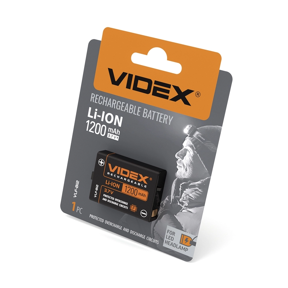 Аккумулятор Videx Li-ion VLF-B12 защита 1200 mAh (27219) Аккумулятор Videx Li-ion VLF-B12 защита 1200 mAh (27219)