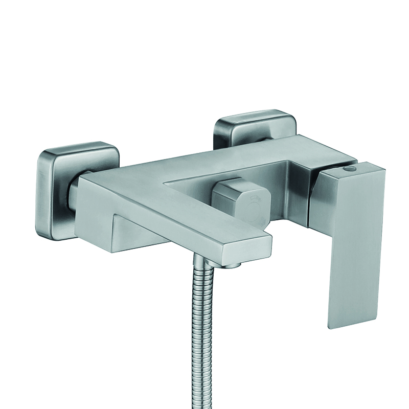 Смеситель для ванной Zerix KUB-008 euro из нержавеючей стали SUS304 (ZX4852)