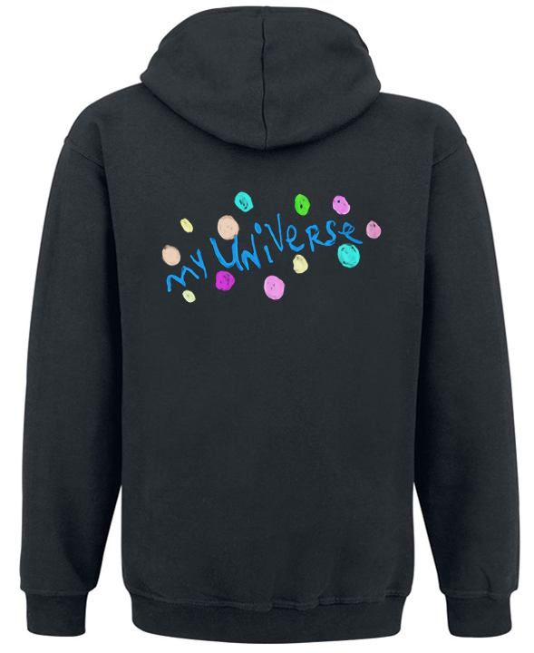 Толстовка з блискавкою BTS Coldplay Bangtan Boys Beyond The Scene Dynamite Art "My Universe" XXL Чорний (57223) - фото 2 Толстовка з блискавкою BTS Coldplay Bangtan Boys Beyond The Scene Dynamite Art "My Universe" XXL Чорний (57223) - фото 2