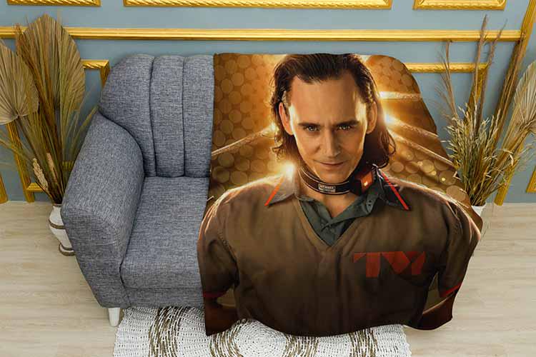 Плед Loki Series Marvel плюш однослойный 135х150 см (112980) Плед Loki Series Marvel плюш однослойный 135х150 см (112980)