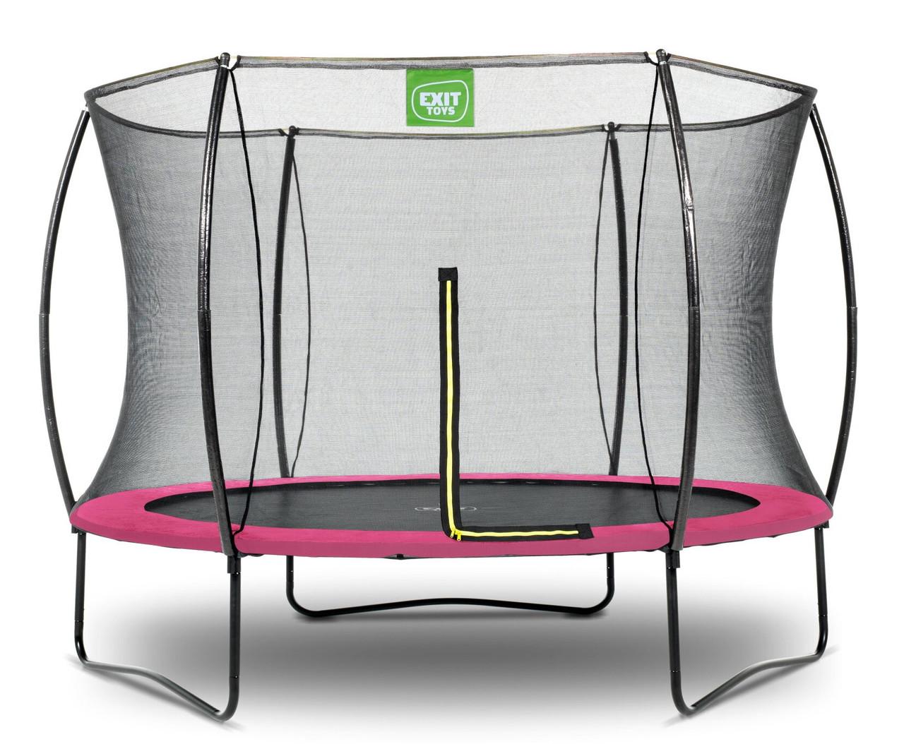 Батут для детей Exit Silhouette 244 см Розовый (2654929963)