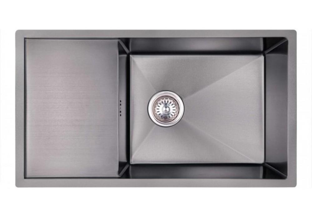 Мийка кухонна KRONER HANDMADE KRP PVD Schwarze-7844RHM D3.0-1.0T215