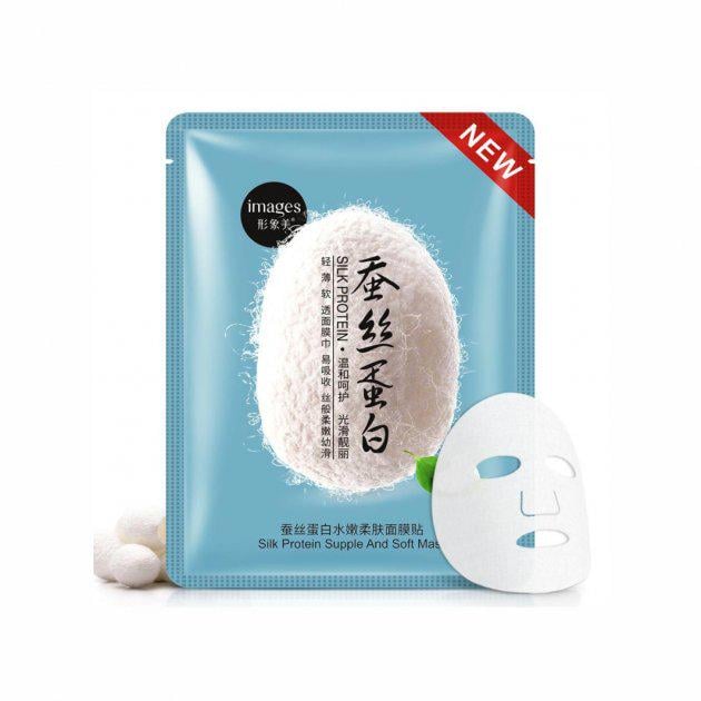 Маска для обличчя тканинна Images Очисна з екстрактом шовку 30 г (11000818) Маска для обличчя тканинна Images Очисна з екстрактом шовку 30 г (11000818)