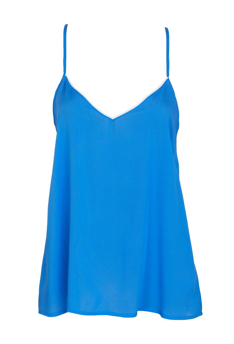 Майка женская на бретелях CYBERJAMMIES Donna 0237 14/L Голубой (5051877497191) - фото 3 Майка женская на бретелях CYBERJAMMIES Donna 0237 14/L Голубой (5051877497191) - фото 3