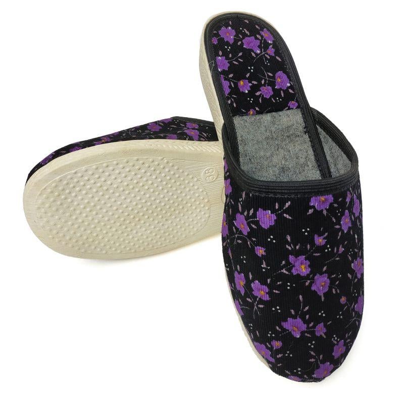 Тапочки домашние женские БЕЛСТА Эспа Цветок 3010 p. 37 23 см Фиолетовый