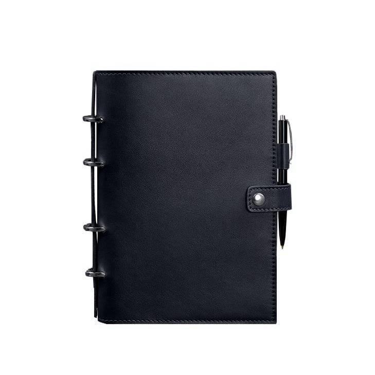 Блокнот шкіряний із датованим блоком Софт-бук 9.1 Темно-синій (A-027489) - фото 5 Блокнот шкіряний із датованим блоком Софт-бук 9.1 Темно-синій (A-027489) - фото 5