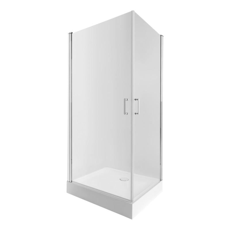 ᐉ Душевая кабина Qtap Gemini CRM1018RC6 Clear с поддоном Unirect 301815 ...