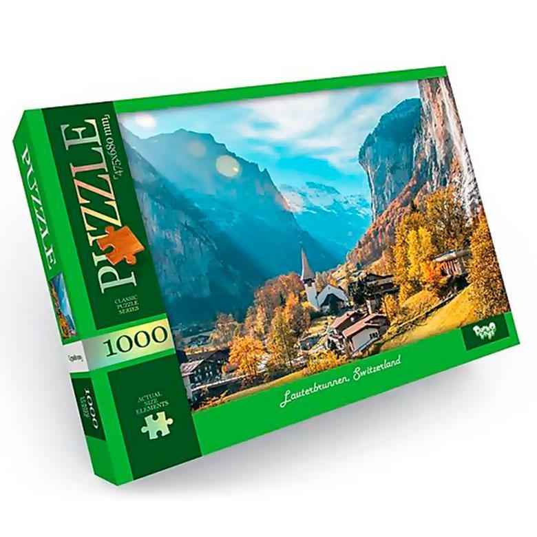 Пазли Danko Toys Lauterbrunnen Switzerland 1000 ел. (С1000-12-07) Пазли Danko Toys Lauterbrunnen Switzerland 1000 ел. (С1000-12-07)