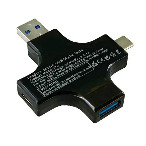 Тестер электрический Atorch J-7C Type-C/MicroUSB с Bluetooth (11760028) - фото 4