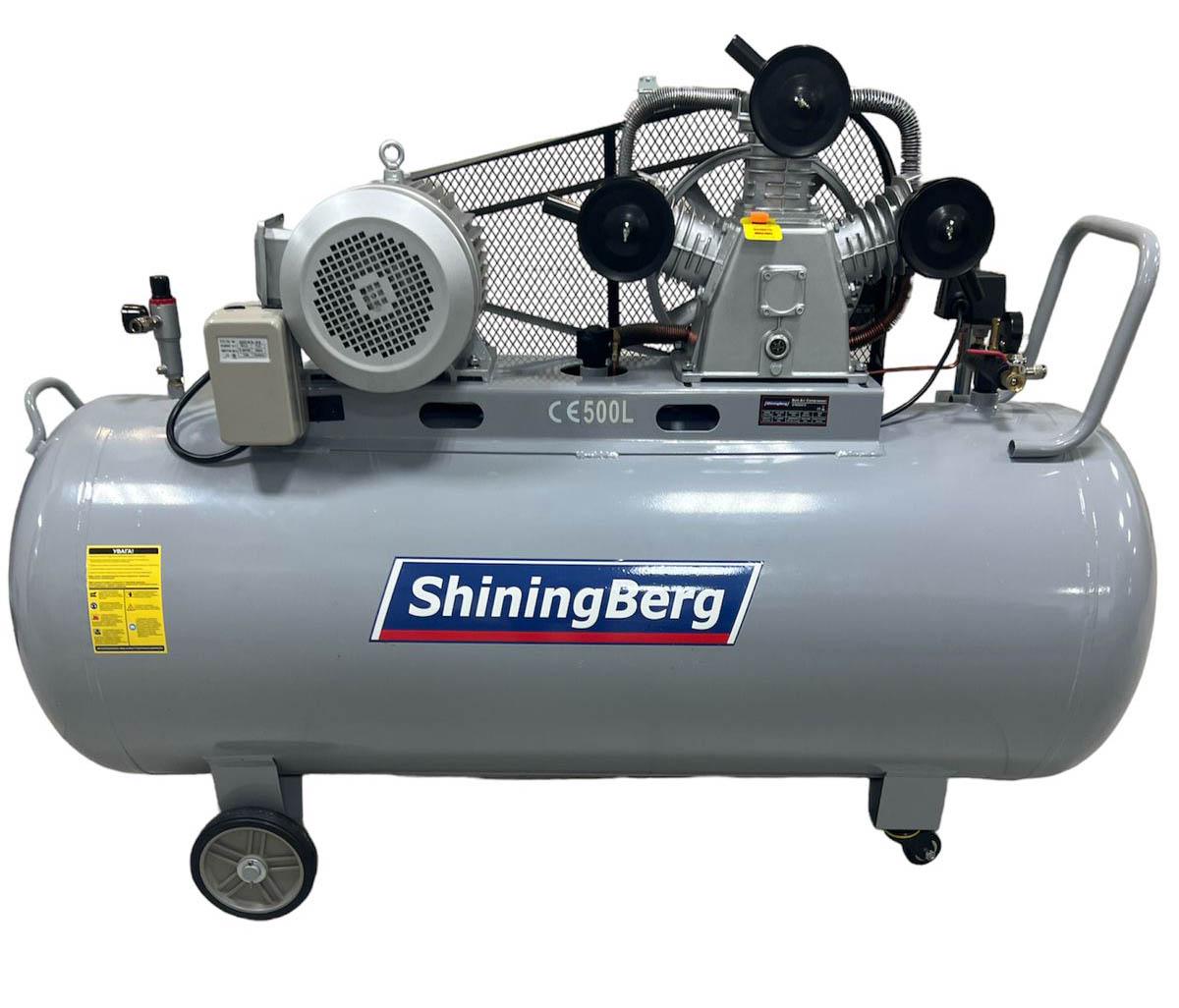 Компрессор поршневой ShiningBerg STS500/900 профессиональный 500 л - фото 10