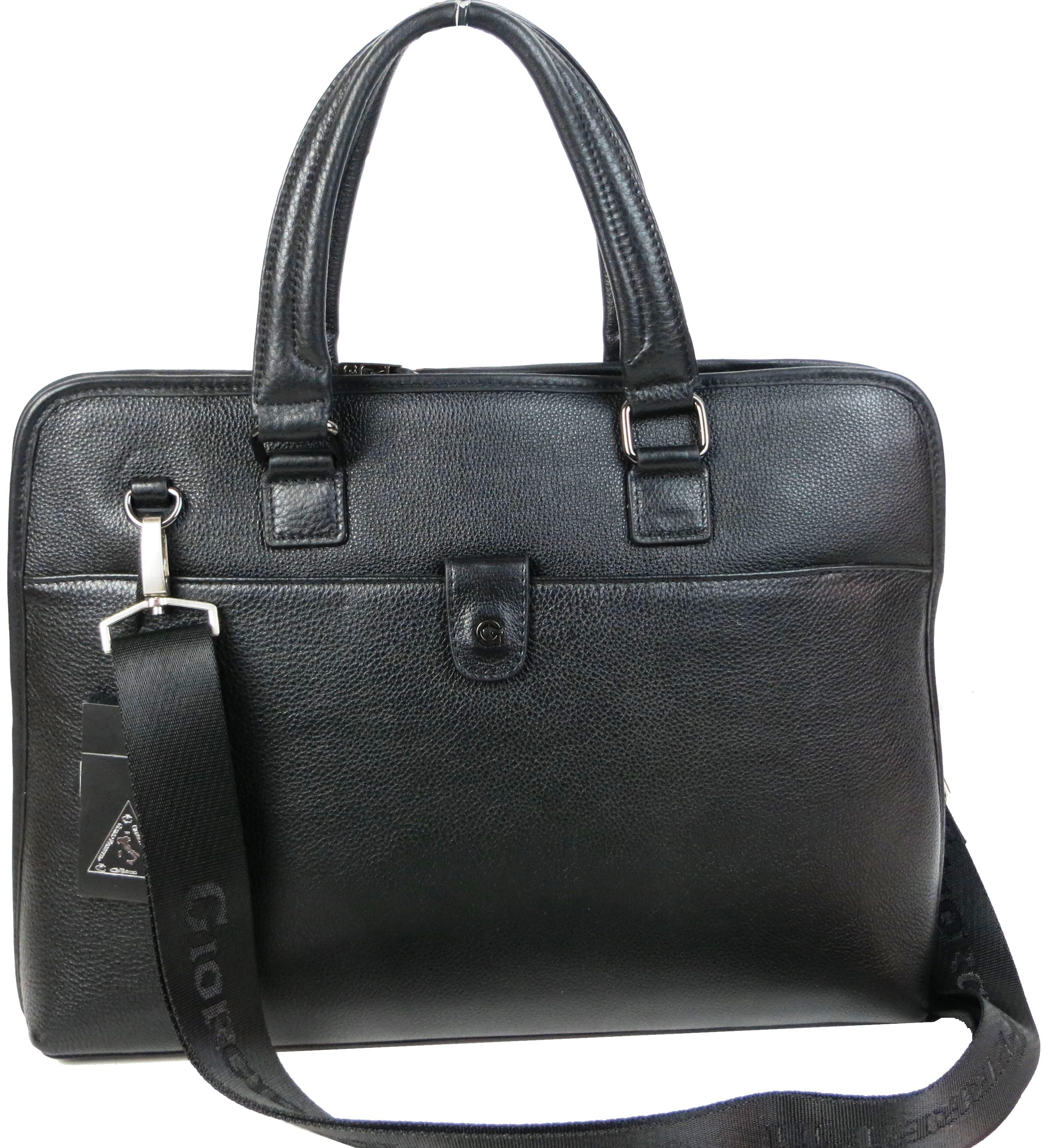 ᐉ Портфель мужской Giorgio Ferretti кожаный Черный (2018856AHJ001)