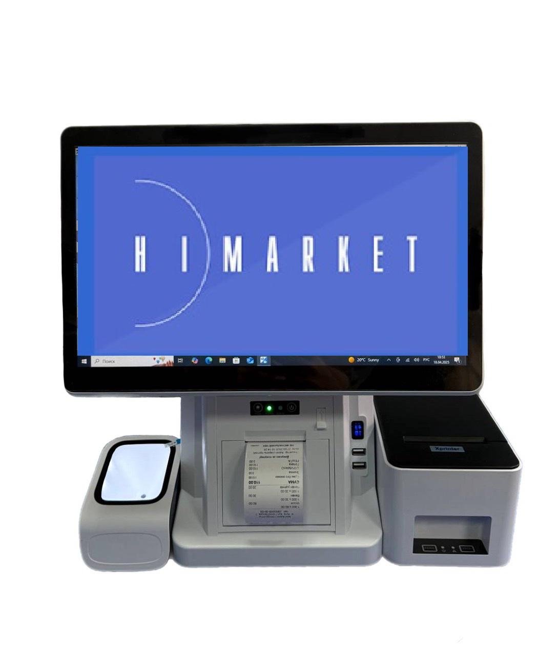Комплект автоматизації магазину WHITE-POS Himarket/пРРО HiPOS All in One