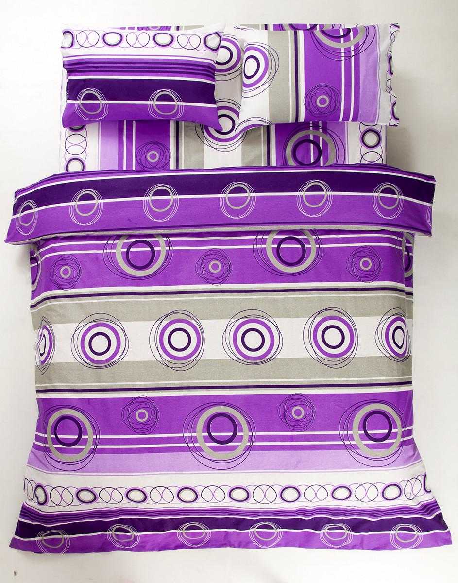 Комплект постільної білизни Lotus Ranforce Sewn Love сімейний Ліловий (svt-2000022274623)