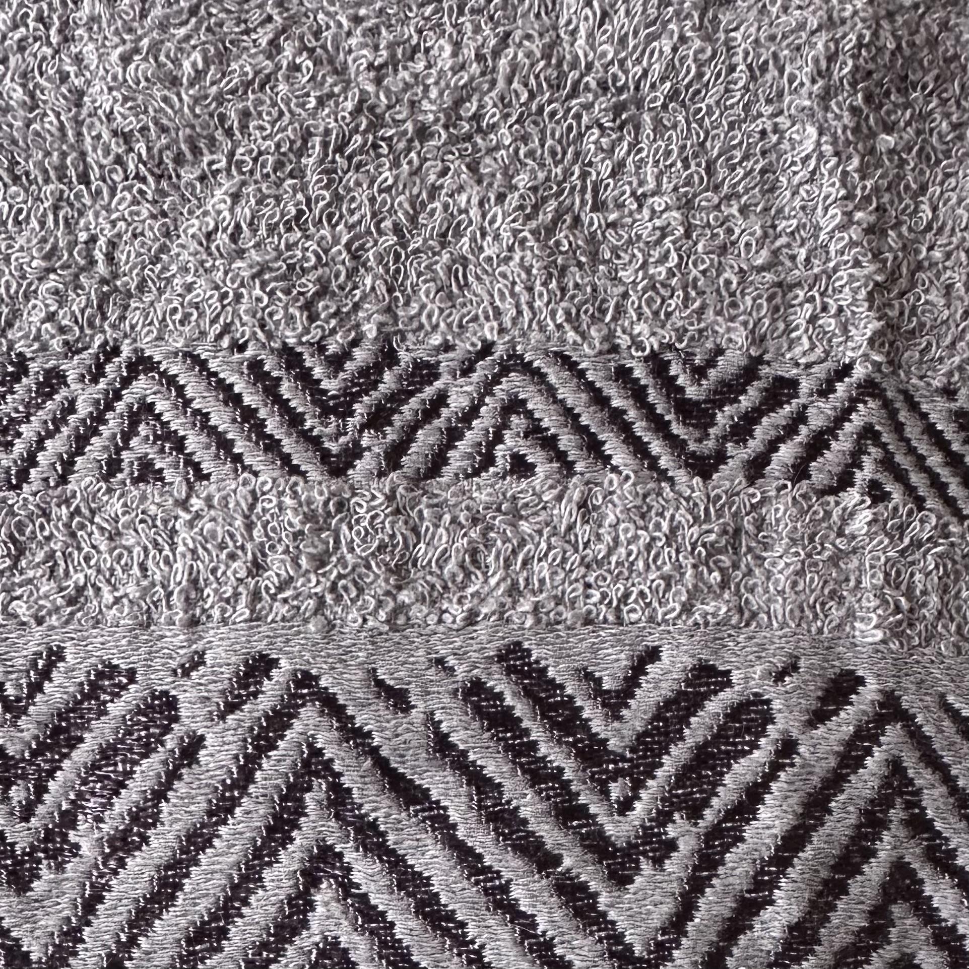 Полотенце махровое Malloory Home 45x95 см Светло-серый (6723-1) - фото 3