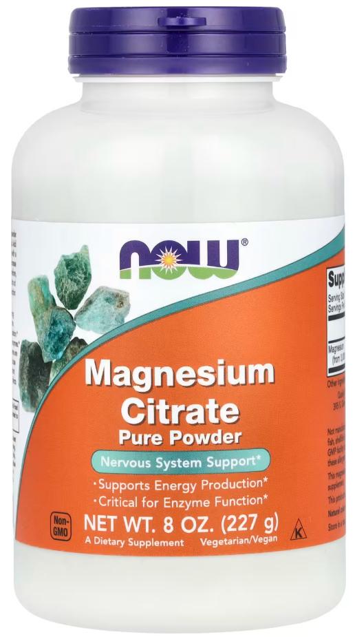 Магний Цитрат в порошке NOW Foods Magnesium Citrate Pure Powder 227 г