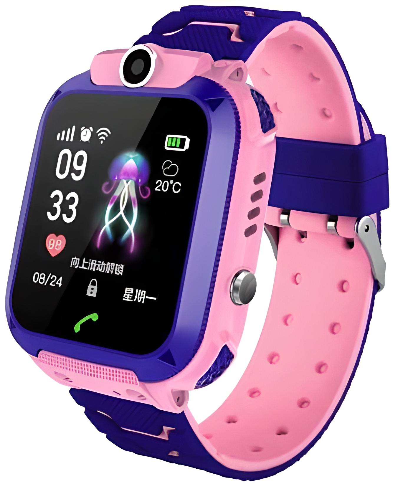 Смарт-часы Baby Smart Watch Q12 LBS Розовый