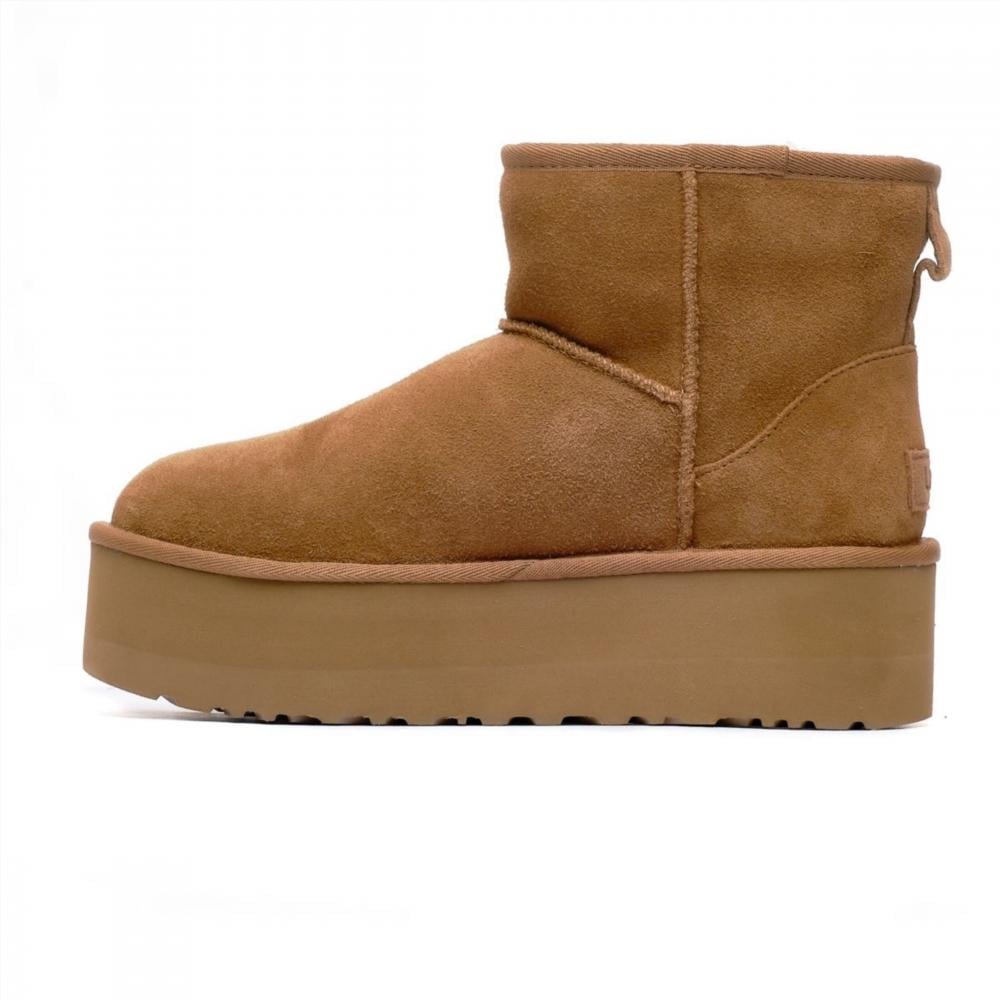 Угги женские UGG Classic Mini Platform р. 39 Коричневый (1134991-CHE)