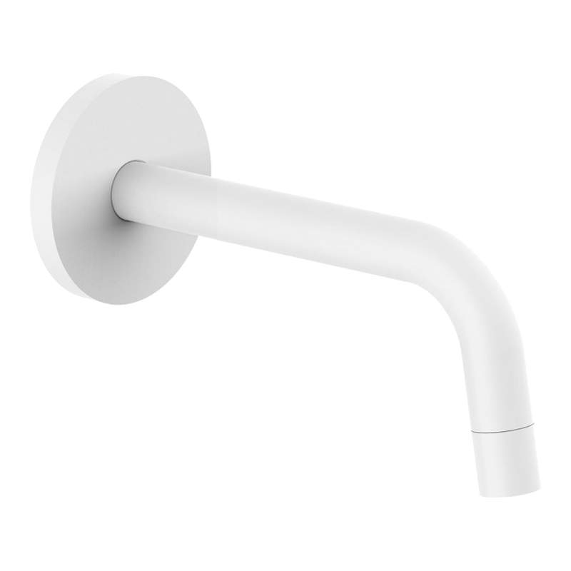 Излив Paffoni Light 175 мм Белый матовый (ZBOC045BO) Излив Paffoni Light 175 мм Белый матовый (ZBOC045BO)