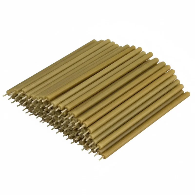 Свеча из 100% воска 16,5 см 0,5 кг 110 шт. (6539)