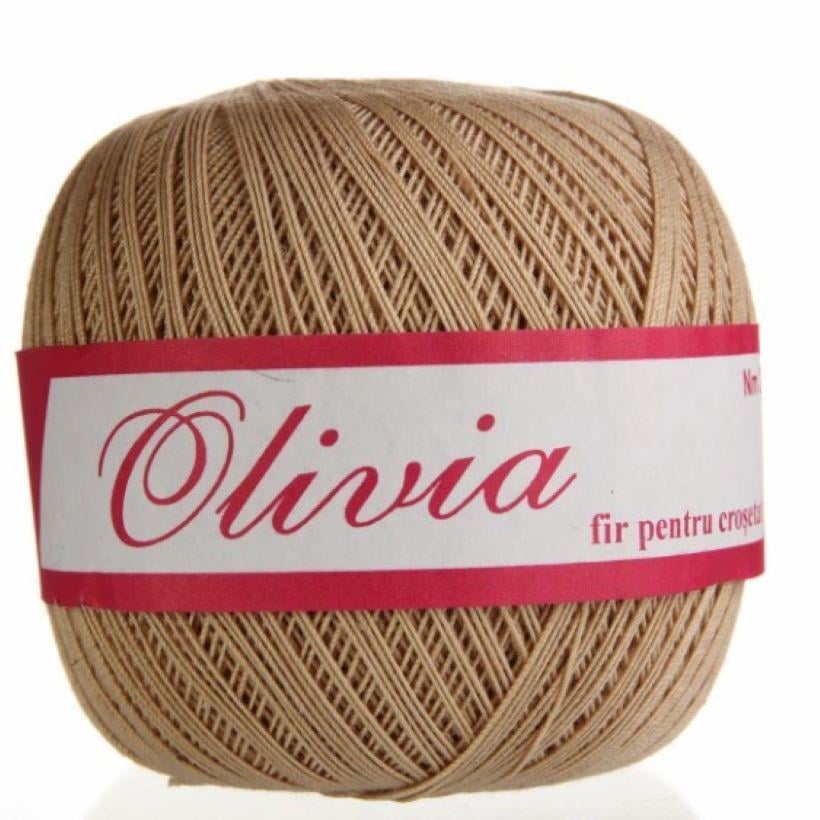 Пряжа хлопковая Romanofir Olivia 0006 Беж (6967)