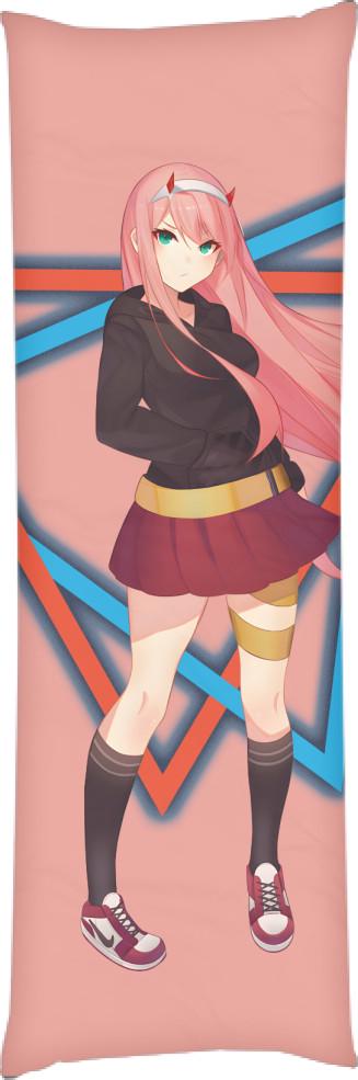 Подушка дакимакура Darling Zero Two 2 50x150 см (13531485)