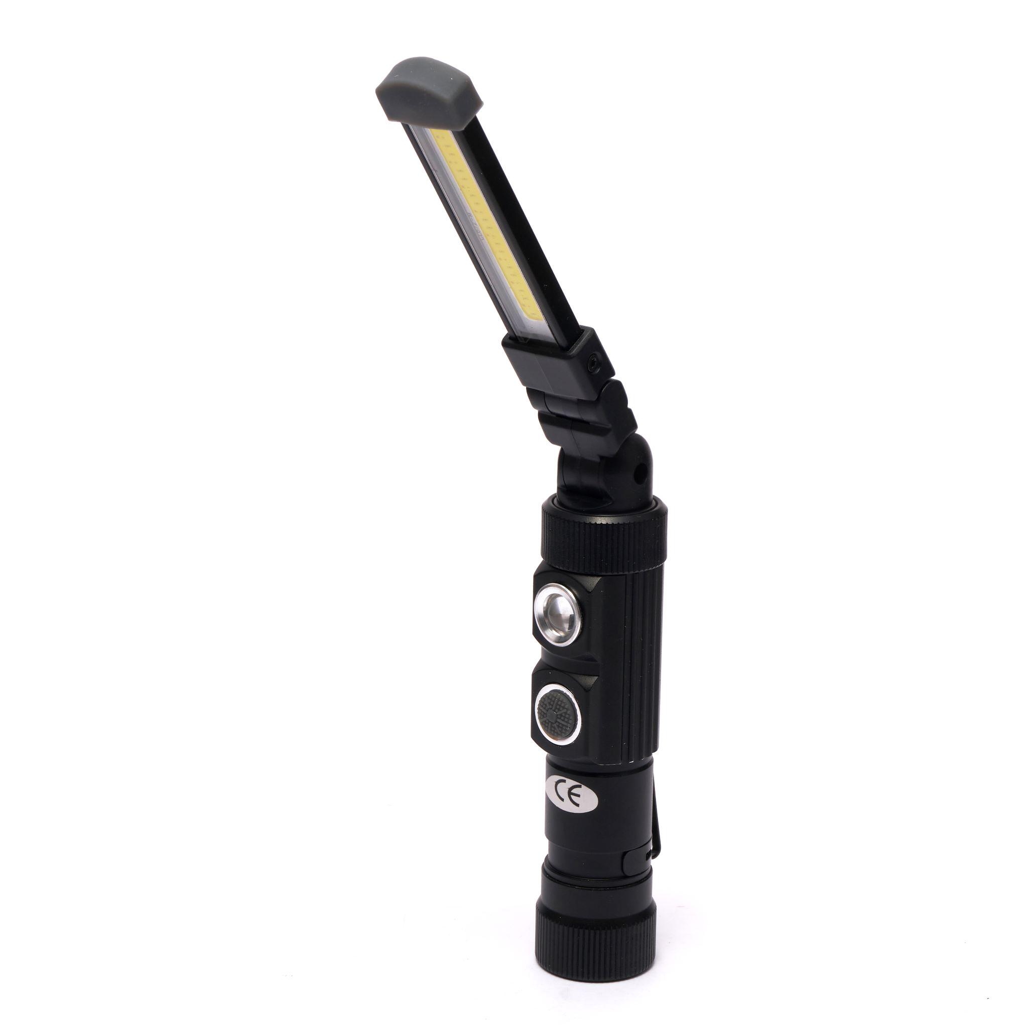 Фонарик аккумуляторный на магните Work Lamp W549 LED с красным светом 5 режимов