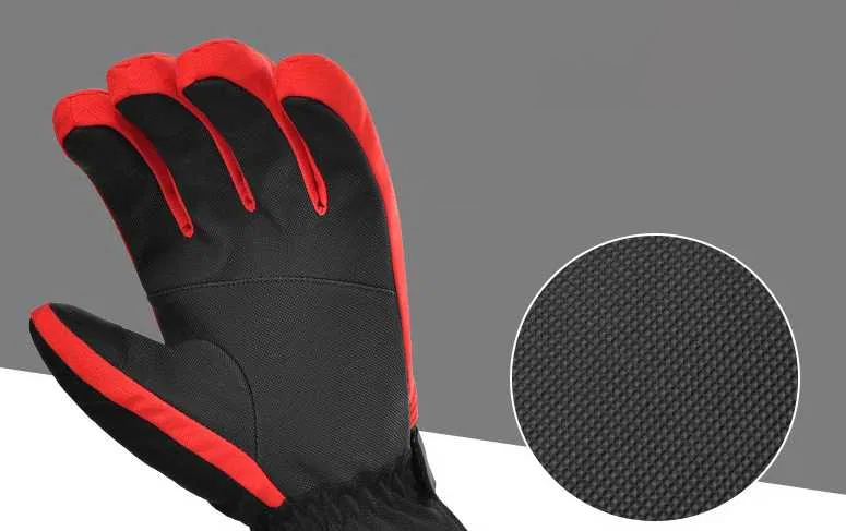 Зимові лижні рукавички Boodun M Чорно-червоний (1801224211) - фото 6 Зимові лижні рукавички Boodun M Чорно-червоний (1801224211) - фото 6