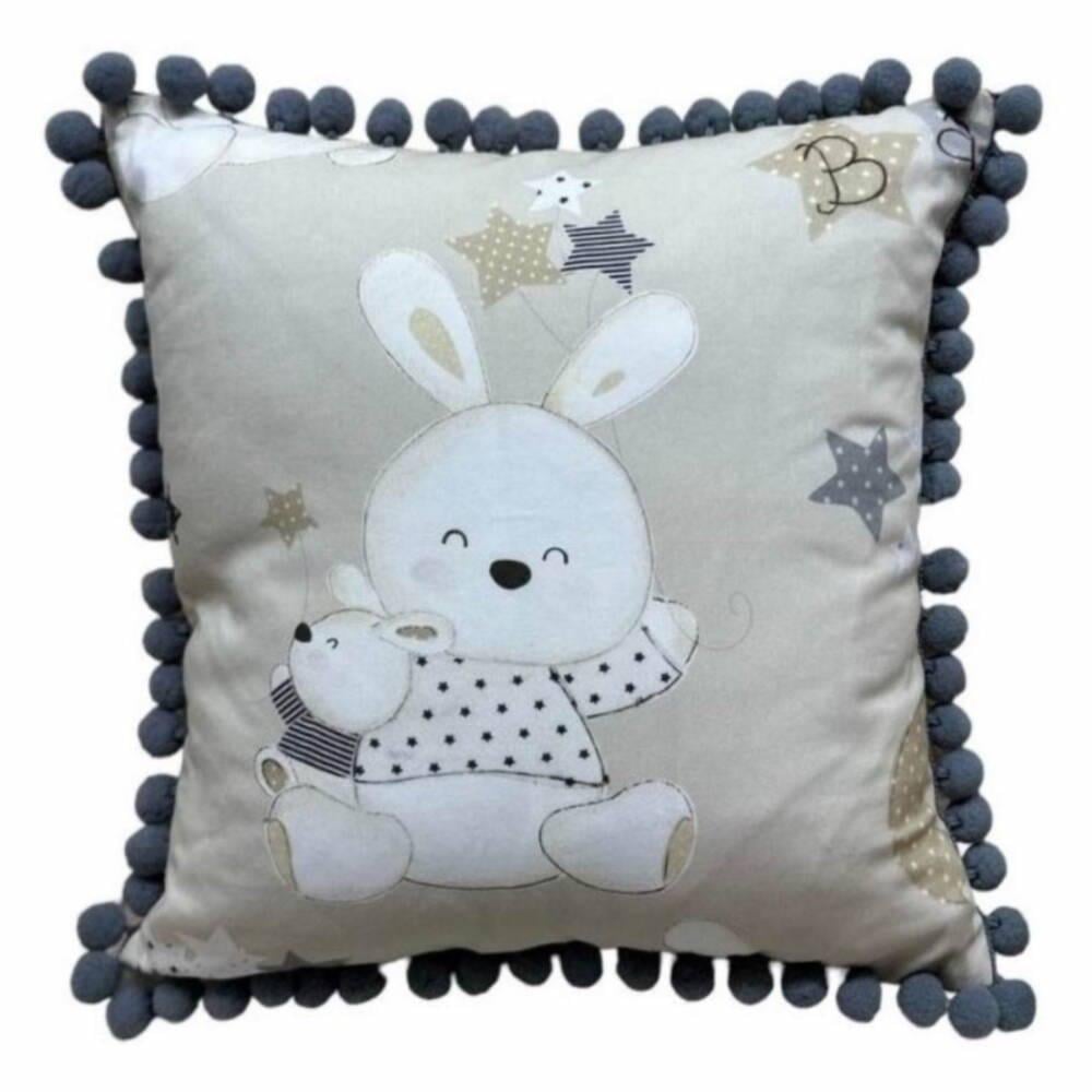 Подушка декоративна Maestro 45x45 см Сірий/Білий/Бежевий/Коричневий (000103963)