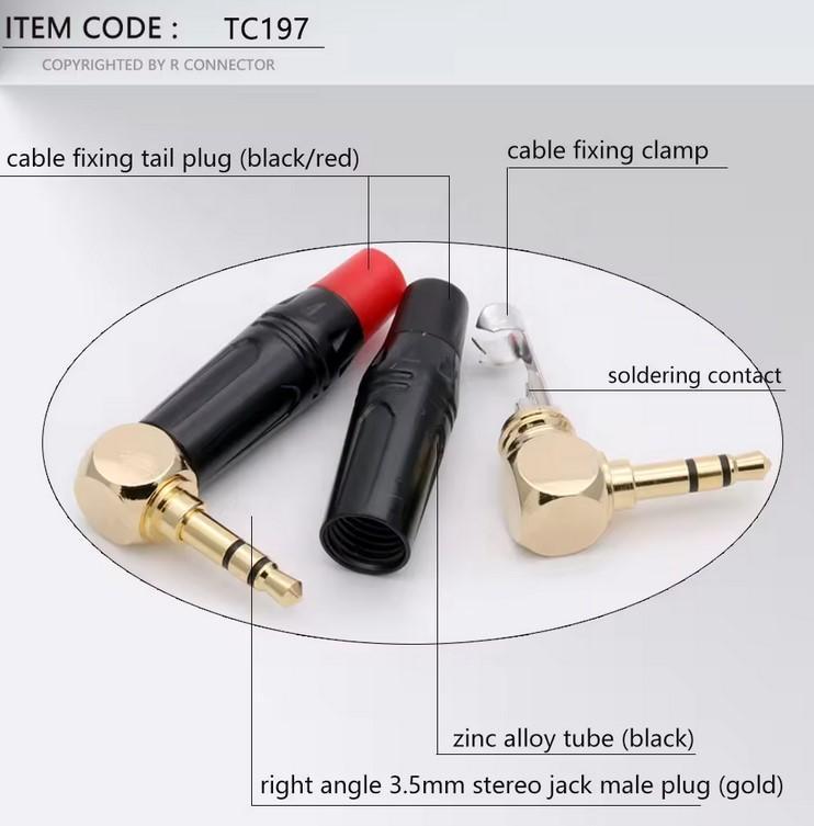 Разъем угловой TC197-B Mini Jack 3,5 мм 3 контакта Черный (000048583) - фото 2 Разъем угловой TC197-B Mini Jack 3,5 мм 3 контакта Черный (000048583) - фото 2