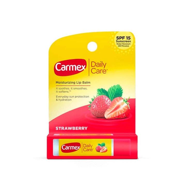 Бальзам для губ Carmex со вкусом клубники 4,25 г (083078009526) - фото 2