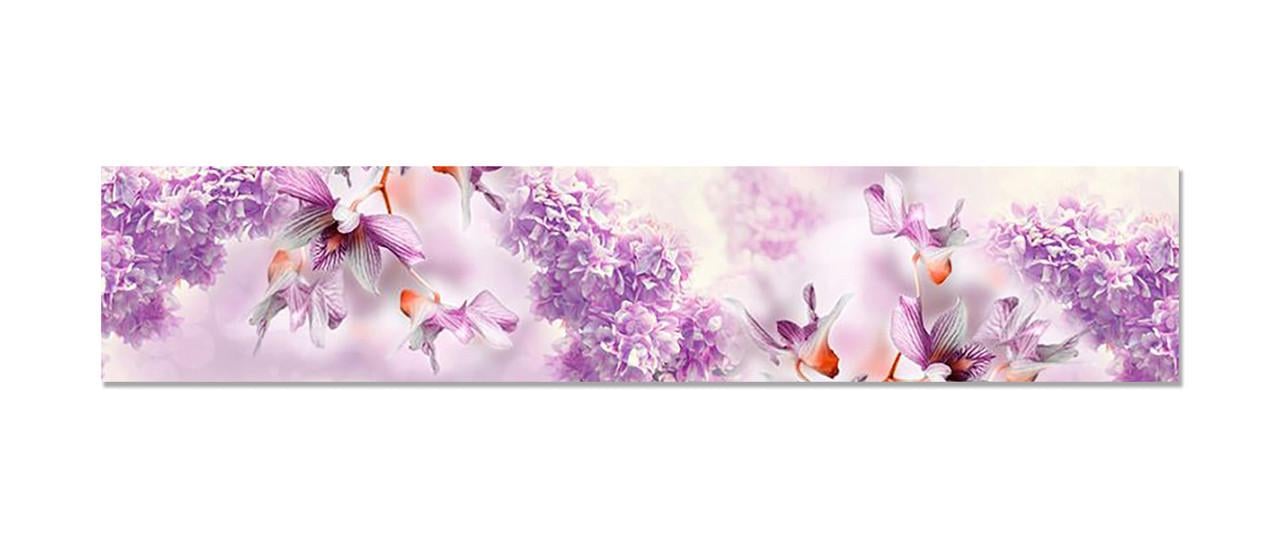 Наклейка виниловая на кухню Zatarga Сирень 600х3000 мм (1289776262)