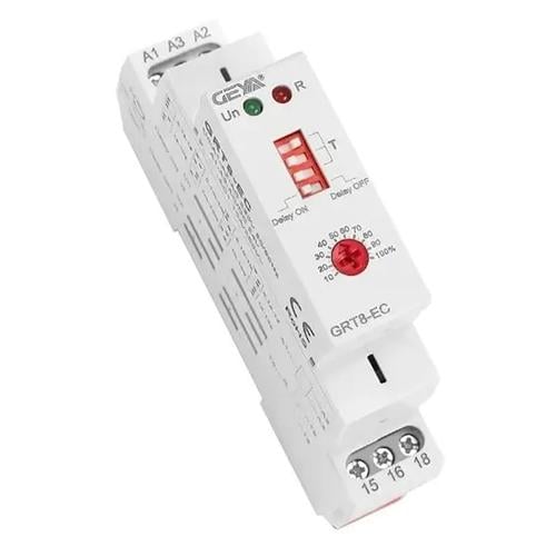 Реле времени-таймер GEYA GRT8-EC 0,1 с - 10 дней AC220-380 В DC24В 10A White (888531) - фото 3