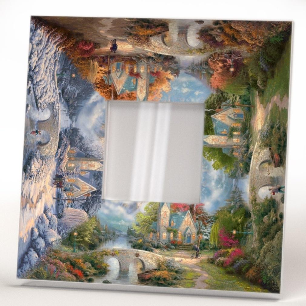Дзеркало декоративне Чотири сезони Пори року 260х260 мм (M00306) - фото 2