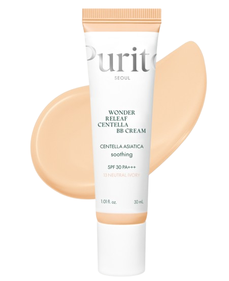 ВВ крем PURITOCica Clearing з екстрактом центелли №13 Neutral Ivory 30 мл