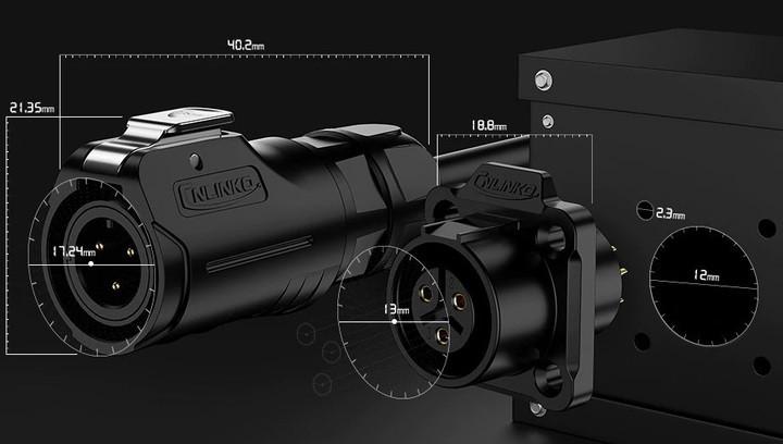 Разъем герметичный CNLINKO 9pin комплект LP-16-J09SX-02-401 LP-16-C09PE-02-001 (2467695021) - фото 9